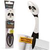Gifts for Readers & Writers Thinking Gifts Flexilight LED 2 in 1 - Panda | 2 batterie incluse, luce da lettura a clip, segnalibro 2 in 1, piccola, leggera e luce soffusa