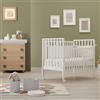 Erbesi Evolution Lettino Evolutivo in Legno Trasformabile da Co Sleeping a Letto Montessori - 0 a 4 anni - Bianco