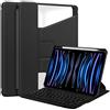 INF Custodia Rotante con Tastiera Bluetooth per iPad 11/10.9'' con Porta Penna