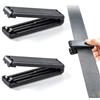 Ousuwo 4 clip nere per cintura di sicurezza, fermaporta universale per auto, regolatore di pressione regolabile per spalle e collo, accessorio compatto e pratico per auto