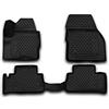 ELEMENT Set di Tappetini Auto in Gomma TPE 3D per Land Rover Freelander | 2006-2014 | 100% adatti perfettamente, Gomma Auto Robusti, Tappetini Universali, Tappetini 3D per Interni Auto