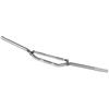 A-Pro Manubrio in alluminio per moto/motocross/enduro, poche pieghe, 22 mm di diametro, argento