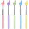 Jidyllic Puntatore Pointeurs Télescopiques pour Enseignant,5 Pcs Extendable Hand Pointer Mini Retractable Teacher Pointer Stick for Teachers and Kids Multifunction Classroom Presentations Reading