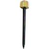 Merriway Bulk Hardware BH02579 Chiodo Appendiquadri con Testa Zigrinata in Ottone, Bianco, Set di 25