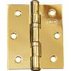 OEM SYSTEMS Cerniera Piana per Porta a Libro in Acciaio Ottonato 76x63 mm conf. 2 Pz