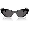 Vogue Occhiali da Sole VO5637SU W44/87 Nero/Grigio Fumo Donna 52/17/140