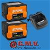 Stihl Set base Stihl con 2 batterie AK 20 e caricabatterie AL 101