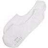 ESPRIT Basic Uni 2-Pack M In cotone invisibili tinta unita confezione di 2 paia, Calzini fantasmini Uomo, Bianco White 2000, 43-46
