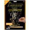 Royal & Langnickel 8 x 10 inch Lion Gargoyle Pre-Printed Foil Set - Gold