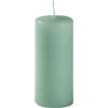 Cereria Di Giorgio - 12 Candele Cero - Diametro 5 cm Altezza 15 cm - Colore Grigio verde - Durata 48 ore - Non Profumate