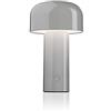 Flos Bellhop - Batteria in policarbonato, 12,5 x 21 cm, Colore: Grigio