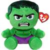 Ty - Collezione Marvel, Hulk, Tutti i Tuoi Eroi Preferiti in Versione Floppy, Morbido Peluche da Collezionare, Idea Regalo per Grandi e Piccini - 20 cm - T44004
