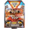 Monster Jam, Truck e auto da corsa in un unico set, scala 1:64, design robusto e ricco di dettagli per acrobazie enormi, dai 3 anni in su, ordinamento con Max-D, Grave Digger e Earthshaker, selezione