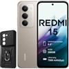 XIAOMI Redmi 15 4G Smartphone | 8GB+256GB | Batteria 7000mAh | Display 6.9 FHD+ 144Hz | Snapdragon 685 | Fotocamera 50MP | Ricarica rapida da 33 W | Include Custodia Protettiva (Grigio)