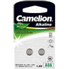 Camelion AG 6 LR 921 - Batteria a bottone per orologi, non ricaricabile, 2 pezzi