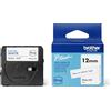 Brother Btag-233 | Nastro originale per etichettatrici PTN10 PTN20, PTN25BT | Blu su Bianco | Ampiezza 12 mm | Lunghezza 4 m