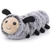 Apricot Lamb Peluche a forma di bruco, grigio, 20 cm