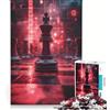 JIANGENNF Puzzle da 1000 pezzi con re nero degli scacchi, giocattolo educativo, divertente antistress, per rafforzare l'amore tra le coppie 38x52cm
