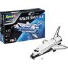 Revell- 05673 Estuche de regalo Space Shuttle, 40. Aniversario, kit modelo con pinturas base, pegamento y brocha