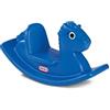 Little Tikes - Cavallo a Dondolo Gioco Attivo per Bambini, Maniglie Facili da Afferrare e Sedile Stabile, Sicuro, Struttura Resistente, Blu