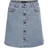 Noisy May NMRONNIE Nw A Shape Skirt VI375LB Noos Donna Minigonna Blu M