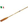REMO IN LEGNO CON PALA PIATTA - Legno marino verniciato - Lunghezza cm 160 - Ø m
