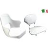 POLTRONCINA CON BRACCIOLO - Poltroncina in polietilene antiurto adatta per barch