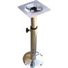 SUPPORTO TAVOLO O SEDILE MODELLO "MINERVA" - Supporto telescopico in ACCIAIO INO
