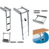 SCALETTA A SCOMPARSA IN ACCIAIO INOX - N. gradini 3 - Larghezza esterna cm 22 -