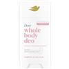 Dove Deodorante Dove Stick Whole Body Deo 75ml, Deodorante per Tutto il Corpo, Profumo di Lamponi e Rosa, Protezione dagli Odori fino a 24 ore, Dermatologicamente Testato, Ginecologicamente Testato