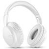 Music Sound BOOST Cuffia Wireless Around-Ear Pieghevole con Microfono Integrato, 3 Modalità EQ, Autonomia fino a 8 Ore, Design Ergonomico, Bianco
