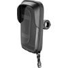 cellularline | Rider Shield - Universal | Supporto Porta Smartphone Impermeabile da Manubrio Tondo per Moto e Bici - Aletta Parasole - Rotazione a 360