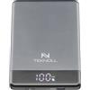 TEKNOLL Power Bank 5000mAh MagSafe, Wireless 10W e USB-C 20W PD, Batteria Portatile con Display LED, Ricarica Magnetica per iPhone e Smartphone Compatibili, Design Compatto e Leggero