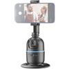 Cellularline FACECAM Supporto Smartphone con Riconoscimento Facciale 360°, Telecomando Bluetooth, Gesture Control, Regolabile in Altezza, Inquadratura Automatica, Compatibile con Treppiede, Nero