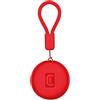 Cellularline localizzatore di oggetti Tracy Tag Dual compatibile con le app Apple Dov'è e Google Find Hub per iOS e Android con batteria CR2032 e certificazione IP67, rosso