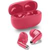Music Sound DRIFT auricolari Bluetooth wireless in-ear con custodia compatta colorata, auto pairing, comandi touch, fino a 22 ore di riproduzione, ottimali per musica e chiamate, rosa