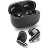 Music Sound DRIFT auricolari Bluetooth wireless in-ear con custodia compatta colorata, auto pairing, comandi touch, fino a 22 ore di riproduzione, ottimali per musica e chiamate, nero