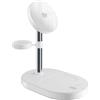 Cellularline MAG TRIO Caricatore Wireless Magnetico - Stazione di Ricarca 25W 3 IN 1 - Certificata con Tecnologia Qi2.2 - Alimentatore 45W e Cavo USB-C 150 cm inclusi - Bianco