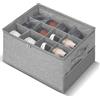 Romon Scatole Per Scarpe, Organizer Per Scarpe Adatto per 12-16 Paia, Contenitori Scarpiera Impilabile Grandi Organizzatore di Porta Scarpe Salvaspazio per Guardaroba Magazzino per Stivali Tacchi