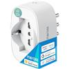 Meross Presa Italiana WiFi Smart Power con Monitor di Energia,1 pezzo