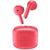 Music Sound SWAG Auricolari Wireless a Capsula, Bluetooth, 12 Ore di Riproduzione, Auto Pairing, Controlli Touch, Case Compatto - Rosa