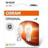 OSRAM ORIGINAL LINE 12V, W16W, Signal lamp, Metal Wedbe Base, Double Blister (2 lamps)