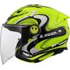 LS2, Casco Moto Jet Bambino FUNNY II GLUP Gloss H-V Yellow, S