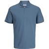 JACK & JONES Jjeaustin Zip Polo SS Noos Jjeaustin SS Noos - Polo con Zip Uomo (Pacco da 1)