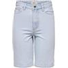 ONLY Onlsonny HW Wide DNM Shorts Noos Pantaloncini Lunghi di Jeans Donna
