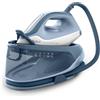 Tefal Power Pro Compact 200 - Ferro da stiro a vapore, 2400 W, leggero e compatto, 120 g/min Vapore variabile 360 g/min, serbatoio acqua da 1,7 l, piastra in ceramica, anticalcare, blu/bianco