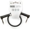 MXR JIM DUNLOP MXR Cavo Strumentale Stereo TRS 1 piede | 0,3 m, 1/4 pollice Angolo Retto (DCIST1RR)