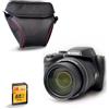 KODAK Pixpro Astro Zoom AZ528 - Fotocamera digitale Bridge, Zoom X52, grandangolo da 24 mm, 16 Megapixel CMOS, LCD da 3, Wi-FI, Rafale 6 i/s, controllo senza fili