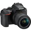 Nikon VBA500K001 D5600 AF-P DX NIKKOR 18-55 mm f/3.5-5.6G VR, Fotocamera Reflex Digitale, 24.2 Megapixel, LCD 3, Bluetooth, SD 8GB 300x Premium Lexar, Nero [Nital Card: 4 Anni di Garanzia]