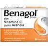 RECKITT BENCKISER H.(IT.) SpA Benagol Pastiglie con Vitamina C Gusto Arancia Antisettico del Cavo Orale, 24 Pastiglie